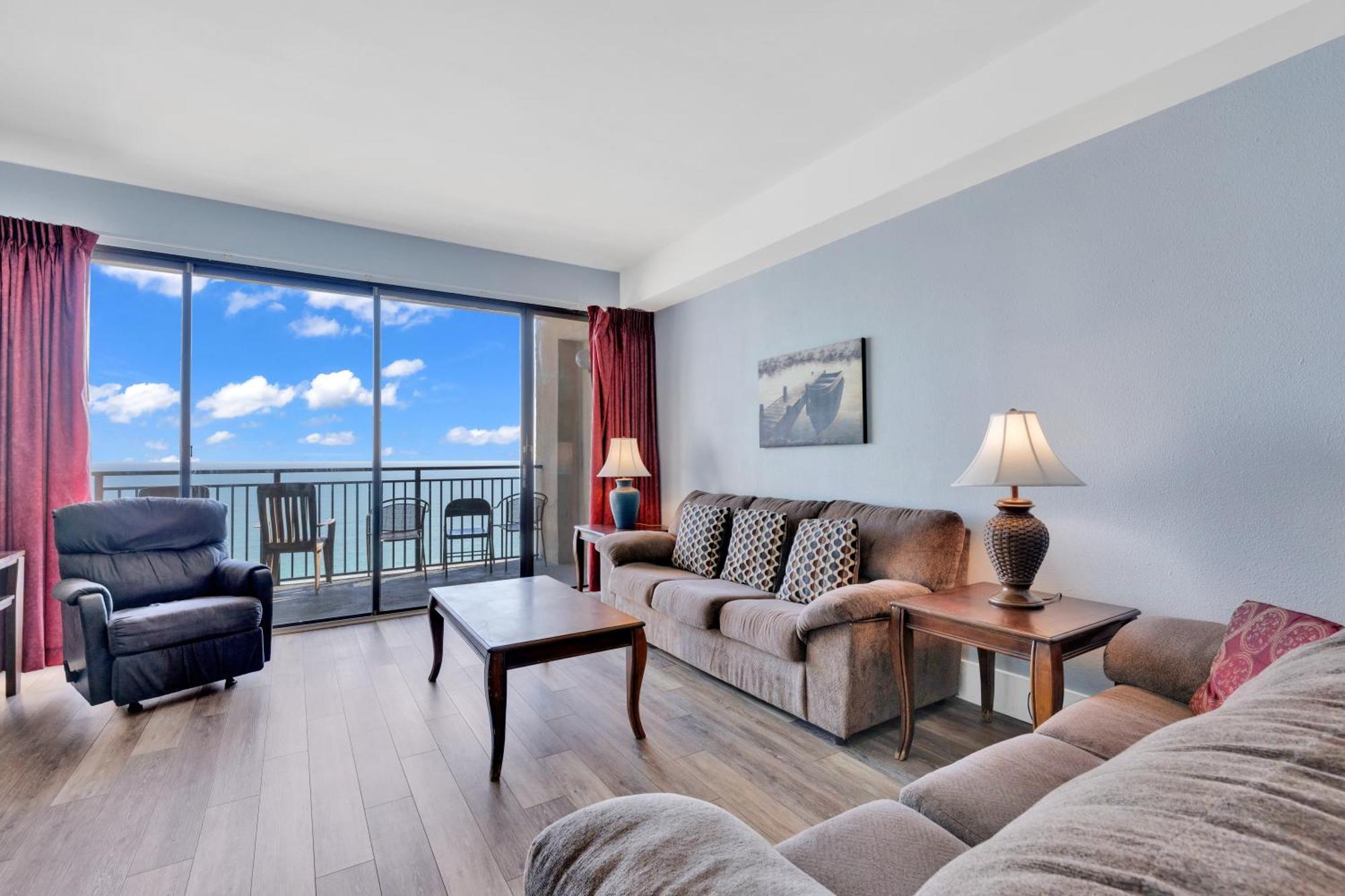 Scenic Views From The Balcony At Ocean Forest Plaza Condos Мертл-Біч Екстер'єр фото