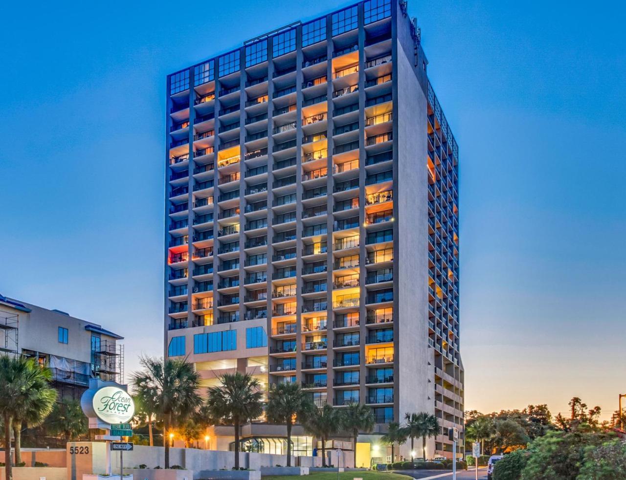 Scenic Views From The Balcony At Ocean Forest Plaza Condos Мертл-Біч Екстер'єр фото